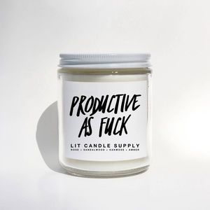 Vegan, 100% Soy Wax Hipster Candle | Sustainable, Cruelty Free, Handmade